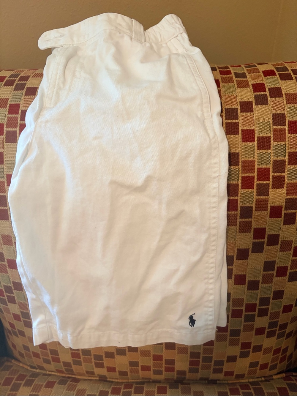 Ralph Lauren White Girl’s Casual Cotton Shorts
